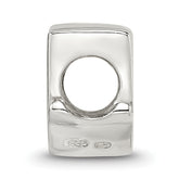 Sterling Silver 925 Script Letter Y Bead with Polished Finish Elegant Design